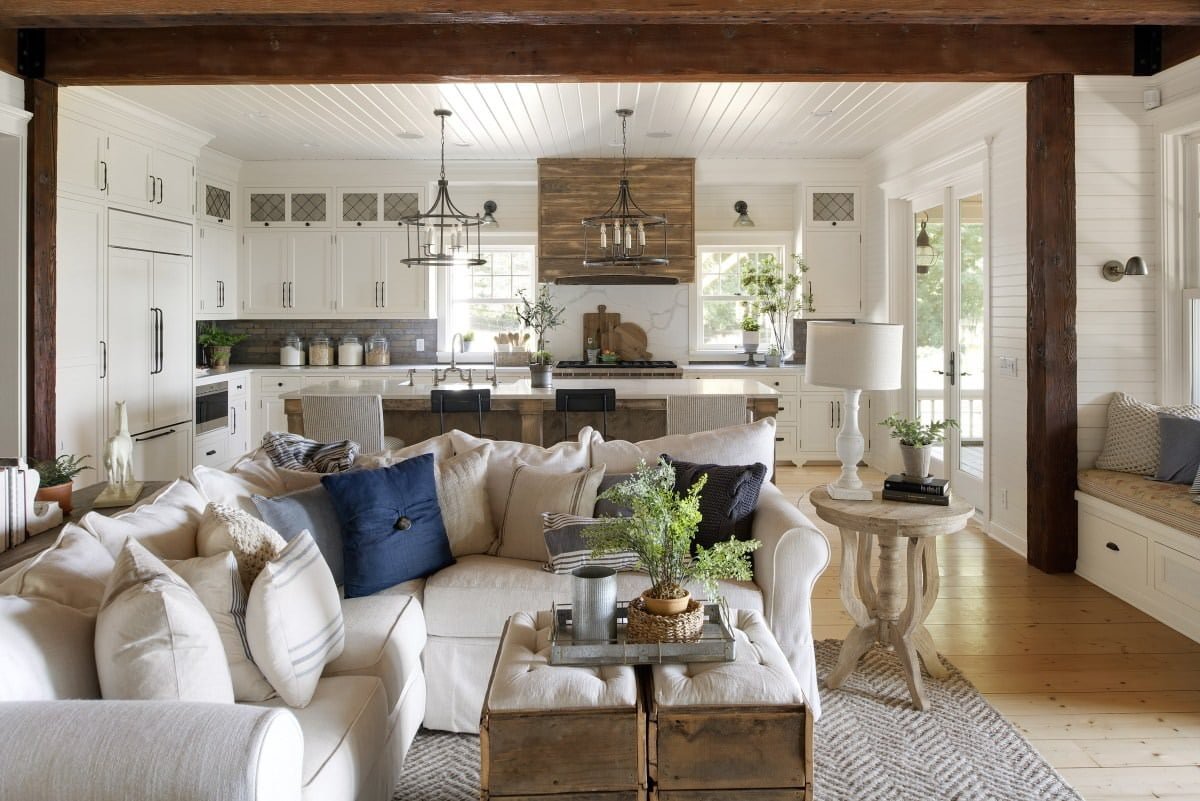 How to get the Farmhouse Style Living Room