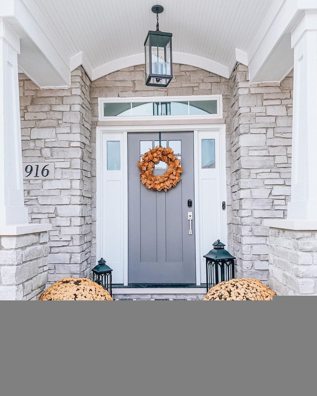 fall front porch decor